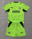 26-27 PSV Green GoalKeeper Kids Soccer Jersey