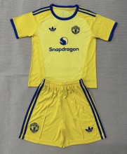 26-27 Man Utd Yellow Goalkeeper Adult Suit