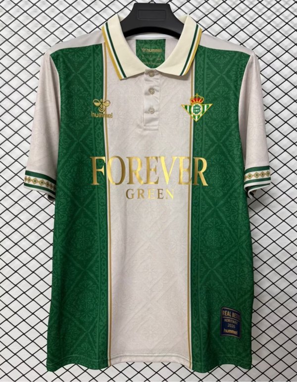 26-27 Real Betis Retro Version Fans Soccer Jersey