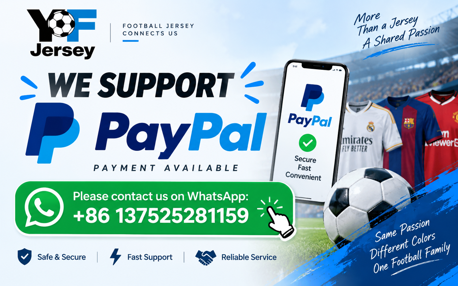 Please contact us for PayPal payment.