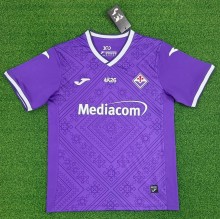 26-27 Fiorentina Home Fans Soccer Jersey*带广告