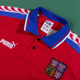 1996-1998 Czech Republic Home Retro Soccer Jersey