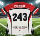 26-27 Congo White Red Special Edition Fans Soccer Jersey