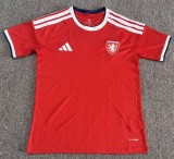 27-28 Czech Republic Home Fans Soccer Jersey