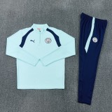 26-27 Man City High Quality Half Pull Tracksuit