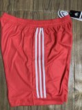 2002 China Red Retro Shorts Pants