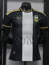 26-27 Argentina Black Messi Farewell Match Player Version Soccer Jersey