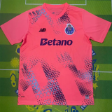 26-27 Porto Pink Goalkeeper Fans Soccer Jersey