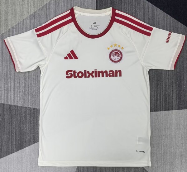 26-27 Olympiacos Away Fans Soccer Jersey