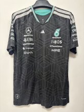 2026 F1 Benz New Pattern Short Sleeve Racing Suit