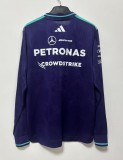 2026 F1 Benz New Pattern Long Sleeve Racing Suit