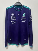 2026 F1 Benz New Pattern Long Sleeve Racing Suit