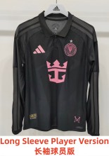 26-27 Inter Miami Away Long Sleeve Player Version Soccer Jersey*长袖球员