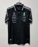 2026 F1 Benz New Pattern Short Sleeve Racing Suit