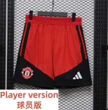 26-27 Man Utd Red Player Version Training Shorts Pants(球员短裤)
