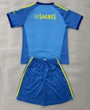 26-27 Benfica Blue GoalKeeper Kids Soccer Jersey