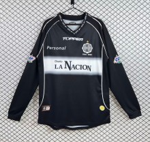2002 Club Olimpia Away Long Sleeve Retro Soccer Jersey