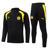 26-27 Dortmund High Quality Half Pull Tracksuit