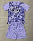 26-27 Sheffield Wednesday Purple GoalKeeper Kids Soccer Jersey
