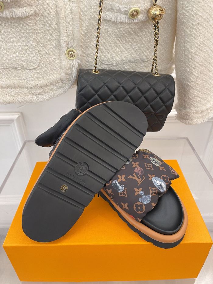 Brenndasneakers Men Women L*ouis V*uitton Top Sandals
