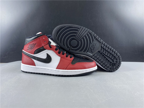 Brenndasneakers Air Jordan 1 Mid Chicago 554724-069