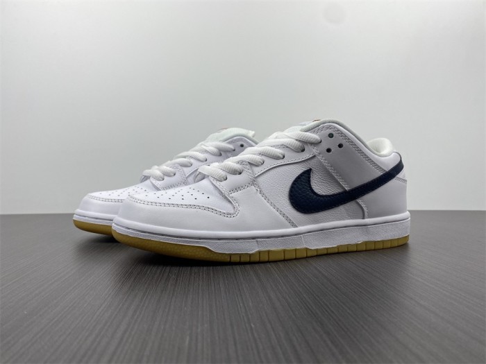 from Brenndasneakers Nike Dunk SB Low Orange Label White Navy CZ2249-100