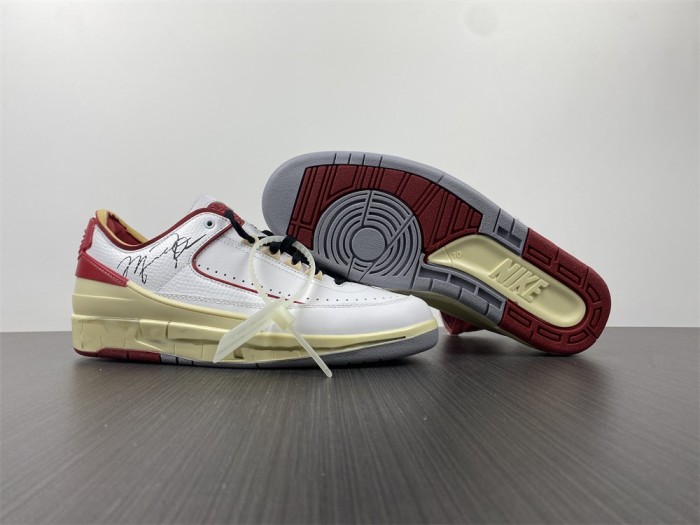 Brenndasneakers O*FF-W*HITE x Air Jordan 2 Low DJ4375-106