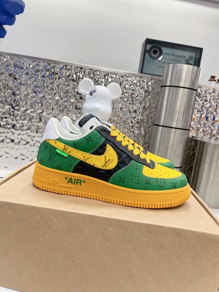 from Brenndasneakers Men Women L*ouis V*uitton * nike air j*ordan1 low aj1 Top Sneakers