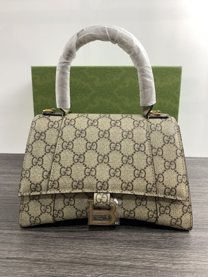 Brenndasneakers B*alenciaga&Gucc* Bag Top Quality 22.5*14.5*10CM