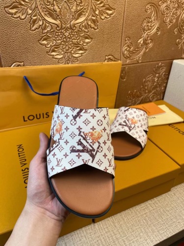 Men L*ouis V*uitton Top Slippers (New Arrivals)