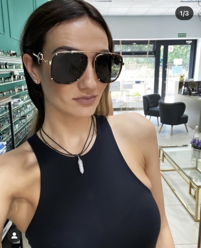 Brenndasneakers V*ersace Glasses Top