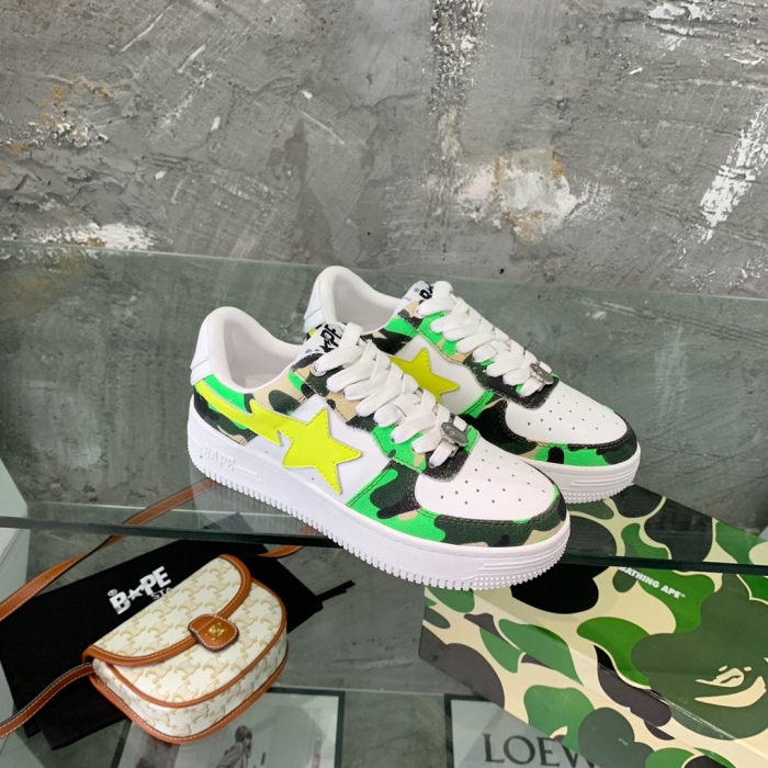 high-grade Men Women B*ape Top Sneaker