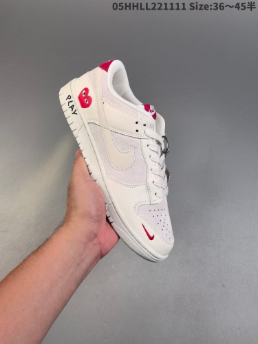 CDG Play x Nike Dunk SB Low sneakers shoes( brenndasneakers ）