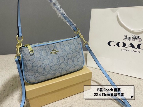 Coach/Coach blue Nolita Mahjong Bag