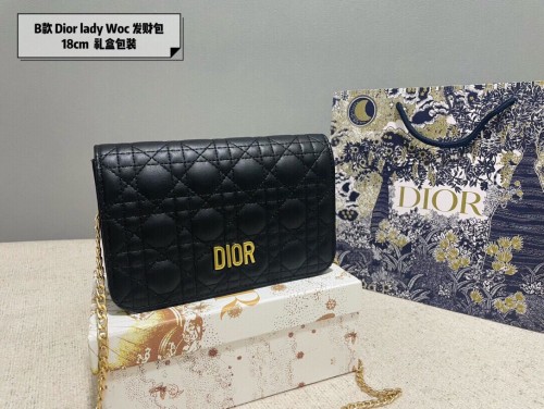DIOR Woc Chain Dior's photocopied ancient flower pattern