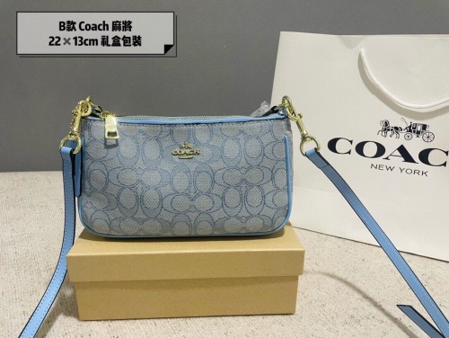 Coach/Coach blue Nolita Mahjong Bag