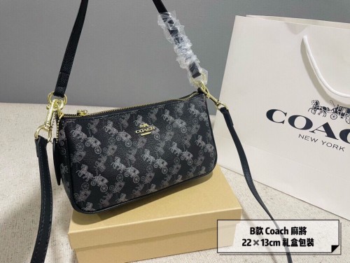 Coach/Coach Black Nolita Mahjong Bag