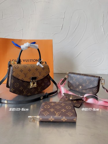 Louis Vuitton 3-piece combination bag