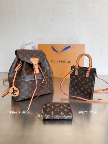 Louis Vuitton 3-piece combination bag