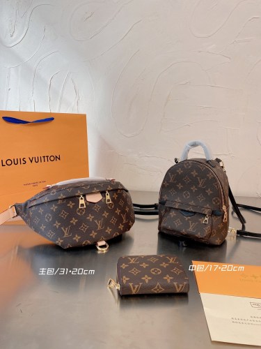 LOUIS VUITTON 3-piece combination bag