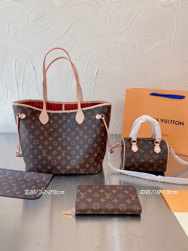 LOUIS VUITTON 3-piece combination bag
