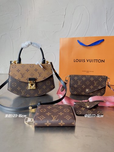 Louis Vuitton 3-piece combination bag