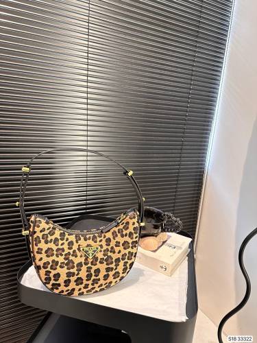 Prada Underarm Bag Leopard Color