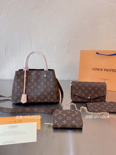 LOUIS VUITTON 3-piece combination bag
