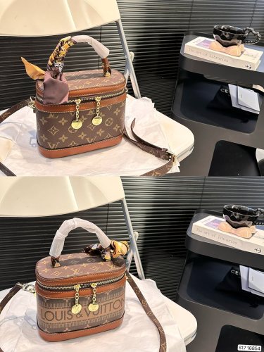 Lv makeup bag has a very hardcore design