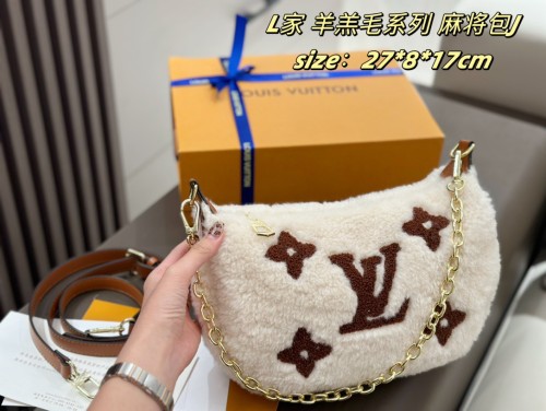 Louis Vuitton Lamb Hair Series Mahjong Bun