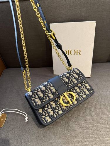 DIOR Montaigne Black Silver Color