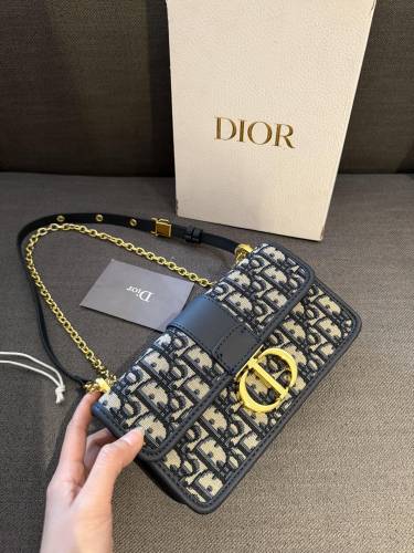 DIOR Montaigne Black Silver Color