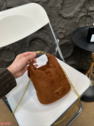Prada bucket bag handbag Nappa shoulder bag crossbody bag