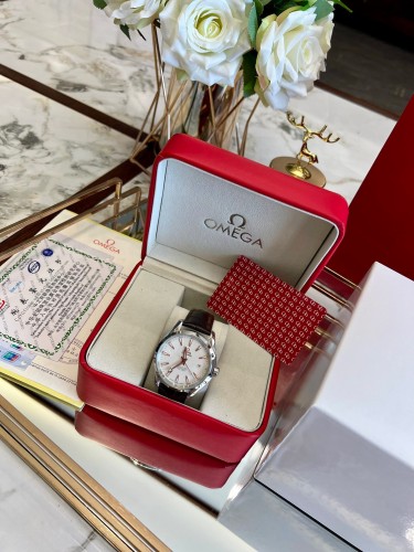 Omega Seamaster Ceramic Series Aqua Terra's unique dial design evokes the endless waves of the sea
